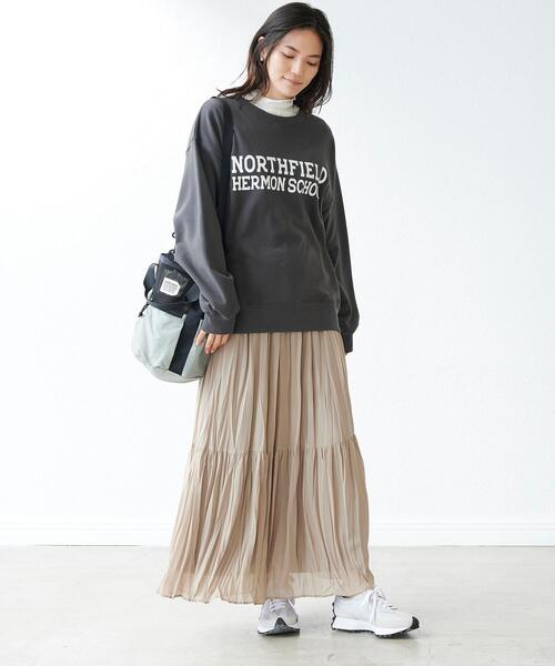 Goodwear(Since1983)（グッドウェア）の「＜Goodwear (グッドウェア)＞ ロングスリーブ ロゴ スウェット プルオーバー カットソー（スウェット・レディース・ライトブルー/ブラック/グレー・FREE）」の16枚目の写真