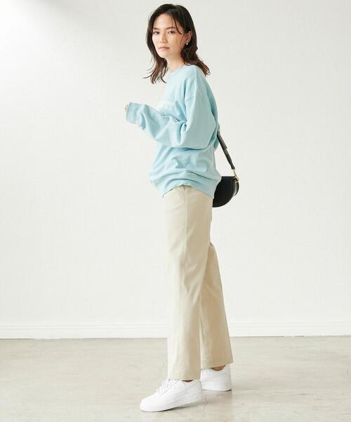 Goodwear(Since1983)（グッドウェア）の「＜Goodwear (グッドウェア)＞ ロングスリーブ ロゴ スウェット プルオーバー カットソー（スウェット・レディース・ライトブルー/ブラック/グレー・FREE）」の20枚目の写真