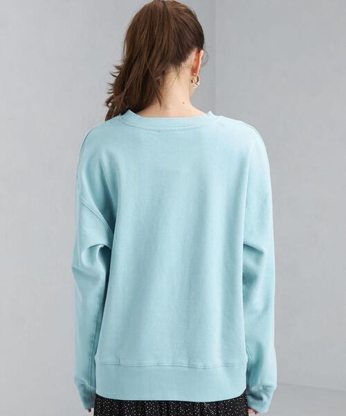 Goodwear(Since1983)（グッドウェア）の「＜Goodwear (グッドウェア)＞ ロングスリーブ ロゴ スウェット プルオーバー カットソー（スウェット・レディース・ライトブルー/ブラック/グレー・FREE）」の5枚目の写真