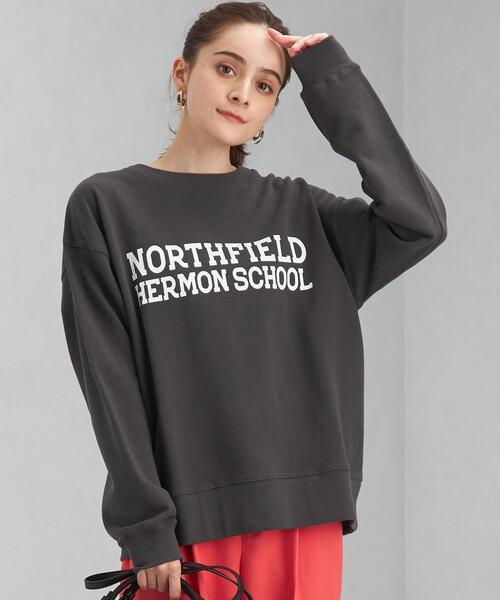 Goodwear(Since1983)（グッドウェア）の「＜Goodwear (グッドウェア)＞ ロングスリーブ ロゴ スウェット プルオーバー カットソー（スウェット・レディース・ライトブルー/ブラック/グレー・FREE）」の9枚目の写真