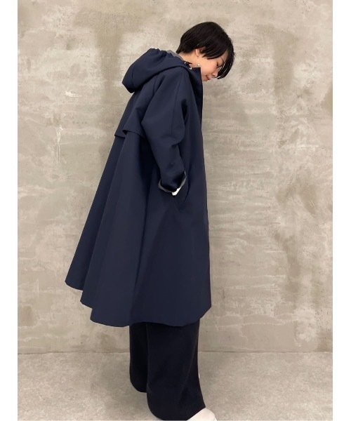 BEARDSLEY ビアズリー キルティングフレアコート ブラック BEARDSLEY（ビアズリー） コート アウター 袖バルーンキルトコート