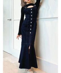 RESEXXY | フロントボタンマーメイドジャンスカ(ジャンパースカート)