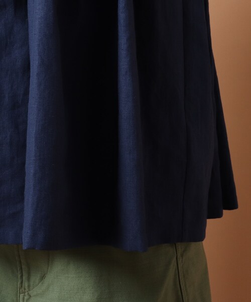 Scye(サイ)の「◆SCYE(サイ)TUCKED Sleeveless Shirt(シャツ/ブラウス・レディース・ネイビー・00)」の8枚目の写真