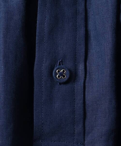 Scye(サイ)の「◆SCYE(サイ)TUCKED Sleeveless Shirt(シャツ/ブラウス・レディース・ネイビー・00)」の3枚目の写真