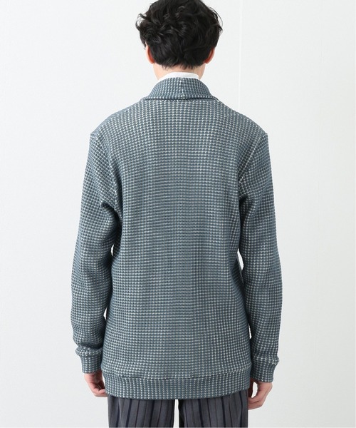 SEAGREEN（シーグリーン）の「【Seagreen / シーグリーン】オニワッフルショールカーデ（カーディガン/ボレロ・メンズ・ベージュ/ブラウン/ブルー/グレー・X-LARGE/LARGE/MEDIUM）」の8枚目の写真