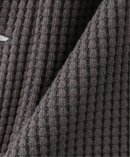SEAGREEN（シーグリーン）の「【Seagreen / シーグリーン】オニワッフルショールカーデ（カーディガン/ボレロ・メンズ・ベージュ/ブラウン/ブルー/グレー・X-LARGE/LARGE/MEDIUM）」の21枚目の写真