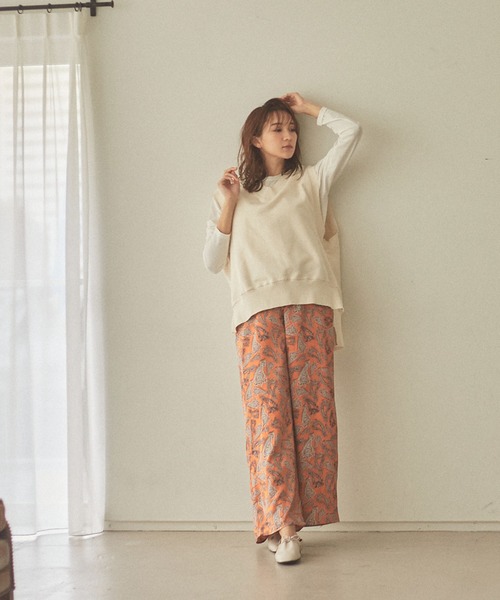 JILKY(ジルキー)の「【JILKY】スウェットベスト(Tシャツ/カットソー・レディース・アイボリー/ブラック/グレー・フリー)」の4枚目の写真