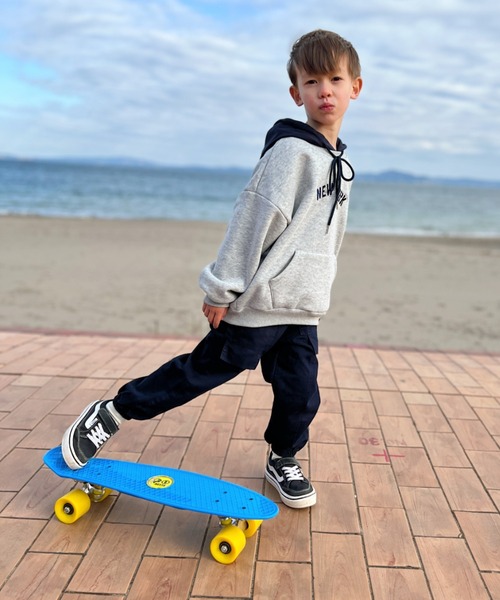 NESTA BRAND（ネスタブランド）の「NESTA KIDS(ネスタキッズ) / NEWYORKパーカー（パーカー・キッズ・ネイビー/グレー・100/110/120/130/140）」の15枚目の写真