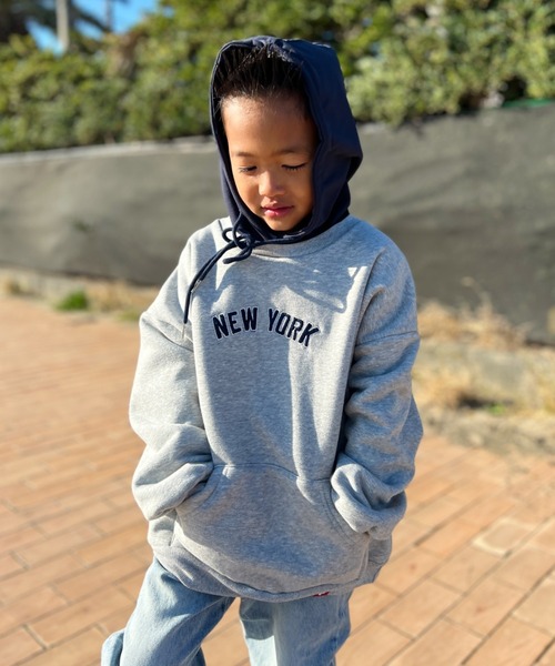 NESTA BRAND（ネスタブランド）の「NESTA KIDS(ネスタキッズ) / NEWYORKパーカー（パーカー・キッズ・ネイビー/グレー・100/110/120/130/140）」の17枚目の写真