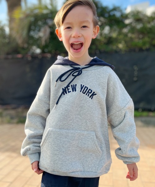 NESTA BRAND（ネスタブランド）の「NESTA KIDS(ネスタキッズ) / NEWYORKパーカー（パーカー・キッズ・ネイビー/グレー・100/110/120/130/140）」の11枚目の写真