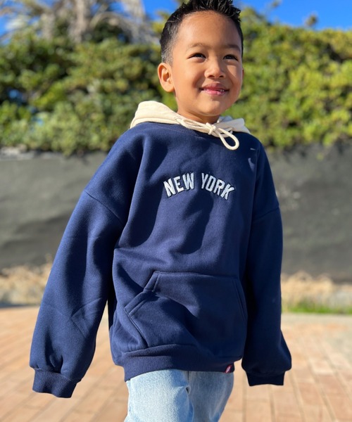 NESTA BRAND（ネスタブランド）の「NESTA KIDS(ネスタキッズ) / NEWYORKパーカー（パーカー・キッズ・ネイビー/グレー・100/110/120/130/140）」の12枚目の写真