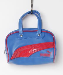 新品 PUMA プーマ ミニグリップ ビンテージ ハンドバッグ 黒×金 レトロ PUMA（プーマ）の「PUMA PUMA RETRO MINI GRIP BAG / プーマ