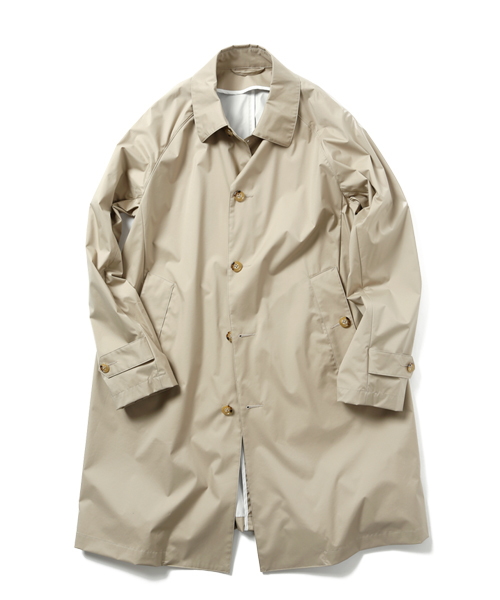 BEAMS（ビームス）の「○BEAMS / 撥水 ステンカラーコート（ステンカラーコート・メンズ・ライトグレー/ベージュ/オリーブ/ネイビー・SMALL/MEDIUM/LARGE）」の3枚目の写真