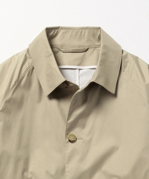 BEAMS（ビームス）の「○BEAMS / 撥水 ステンカラーコート（ステンカラーコート・メンズ・ライトグレー/ベージュ/オリーブ/ネイビー・SMALL/MEDIUM/LARGE）」の21枚目の写真