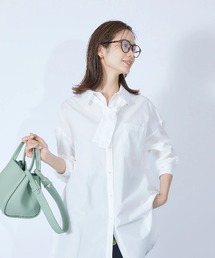 ROPE' | 【秋にも使える】ボウタイ付きオーバーシャツ(シャツ/ブラウス)