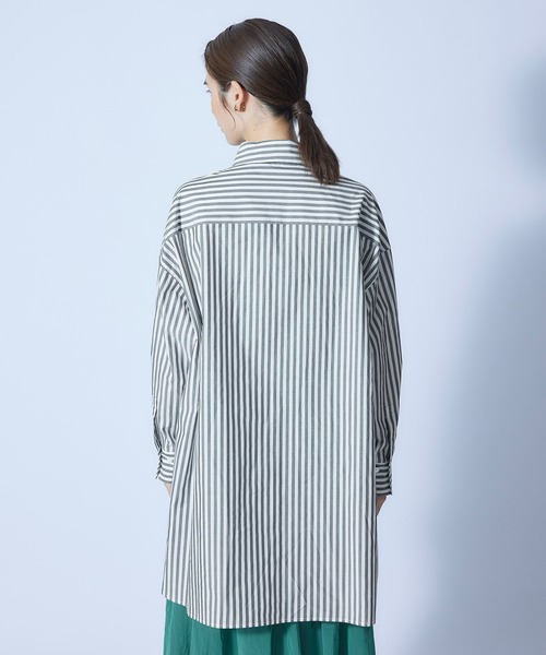 ROPE'（ロペ）の「【秋にも使える】ボウタイ付きオーバーシャツ（シャツ/ブラウス・レディース・ホワイト/ホワイト系その他/イエロー系その他/ブルー系その他4・38）」の16枚目の写真