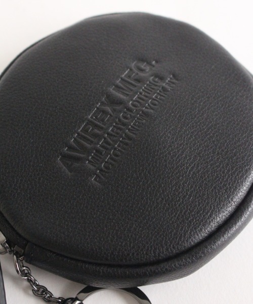 AVIREX（アヴィレックス）の「【直営店限定】ROUND COIN CASE/ ラウンドコインケース（コインケース・レディース・ブラック・FREE）」の8枚目の写真