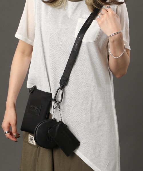 AVIREX（アヴィレックス）の「【直営店限定】ROUND COIN CASE/ ラウンドコインケース（コインケース・レディース・ブラック・FREE）」の6枚目の写真