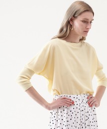 Liesse | ボートネック布帛コンビプルオーバー(ニット/セーター)