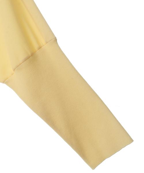 Liesse（リエス）の「ボートネック布帛コンビプルオーバー（ニット/セーター・レディース・オフホワイト/グレイッシュベージュ/イエロー・FREE）」の13枚目の写真