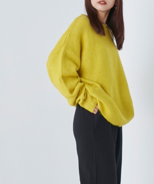 OMNES(オムネス)の「ダブルガーゼイージーパンツ(その他パンツ・レディース・ブラック/ラベンダー/ホワイト系その他・FREE)」の8枚目の写真