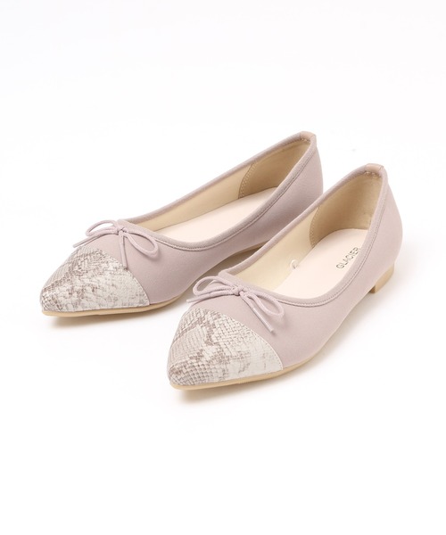 Honeys(ハニーズ)の「ポインテッドトゥバレエ(バレエシューズ・レディース・ブラック/モカ/ベージュ・22.5/23.5/24.0/23.0/24.5)」の21枚目の写真