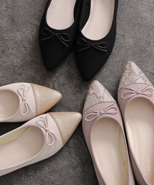 Honeys(ハニーズ)の「ポインテッドトゥバレエ(バレエシューズ・レディース・ブラック/モカ/ベージュ・22.5/23.5/24.0/23.0/24.5)」の10枚目の写真