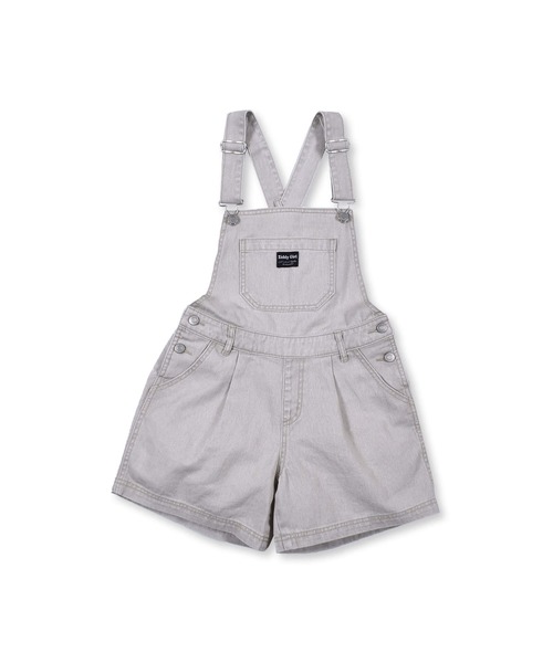 ZIDDY（ジディ）の「ZIDDY/ツイル ショートパンツ サロペット (130~160cm)（サロペット/オーバーオール・キッズ・グリーン/グレー・130/150/160/140）」の14枚目の写真