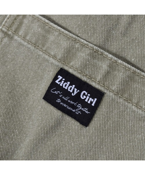 ZIDDY（ジディ）の「ZIDDY/ツイル ショートパンツ サロペット (130~160cm)（サロペット/オーバーオール・キッズ・グリーン/グレー・130/150/160/140）」の3枚目の写真