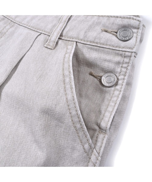 ZIDDY（ジディ）の「ZIDDY/ツイル ショートパンツ サロペット (130~160cm)（サロペット/オーバーオール・キッズ・グリーン/グレー・130/150/160/140）」の10枚目の写真