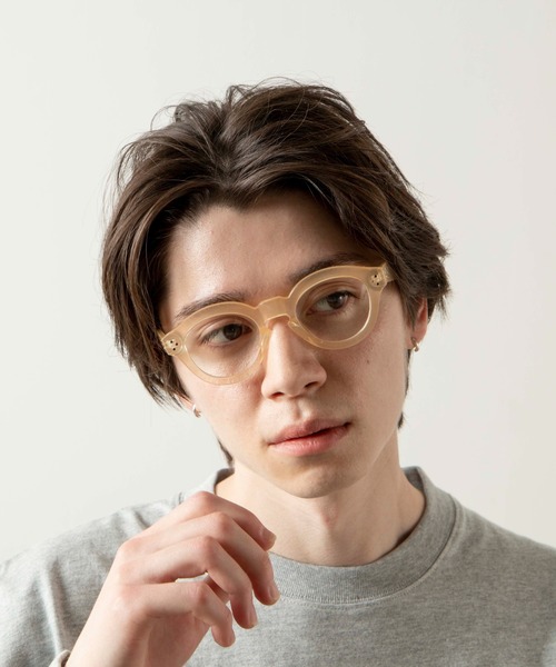 WEGO(ウィゴー)の「WEGO/セルフレームラウンドアイウェア(メガネ・メンズ・ブラック/その他1・FREE)」の15枚目の写真