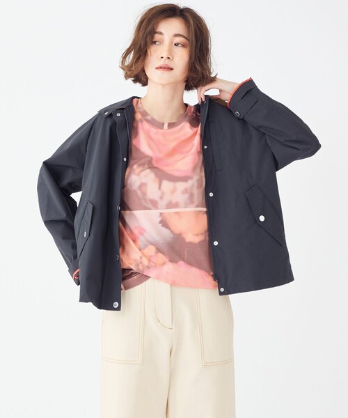 【WEB限定カラーあり・洗える】スプリングタフタ ジャケット
