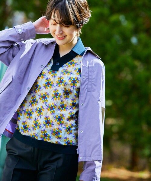 【WEB限定カラーあり・洗える】スプリングタフタ ジャケット