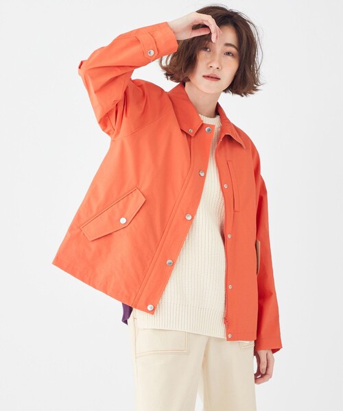 【WEB限定カラーあり・洗える】スプリングタフタ ジャケット