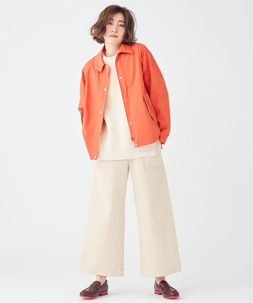 【WEB限定カラーあり・洗える】スプリングタフタ ジャケット