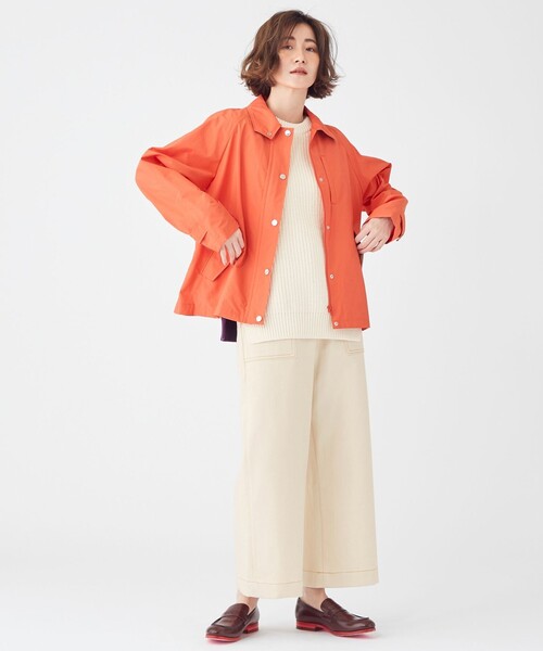 【WEB限定カラーあり・洗える】スプリングタフタ ジャケット