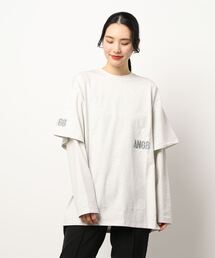 ANDGEEBEE | UNISEX レイヤードスリーブロンT(Tシャツ/カットソー)