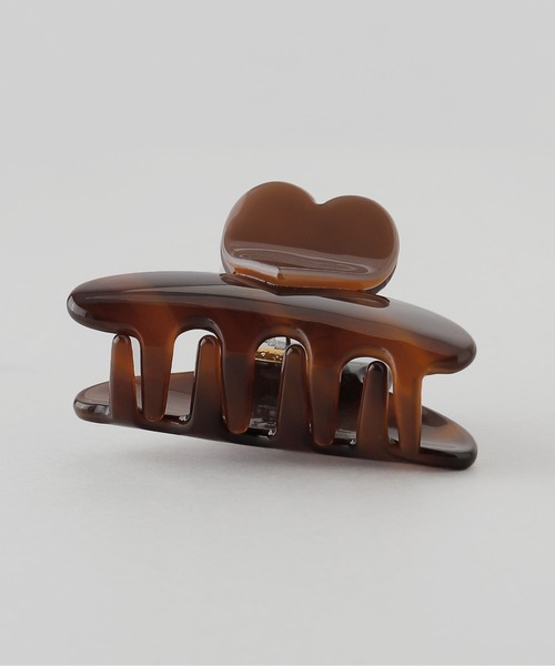 ANEMONE（アネモネ）の「ハートポイントミニバンス（バレッタ/ヘアクリップ・レディース・ブルー/グレー/ブラウン・FREE）」の9枚目の写真