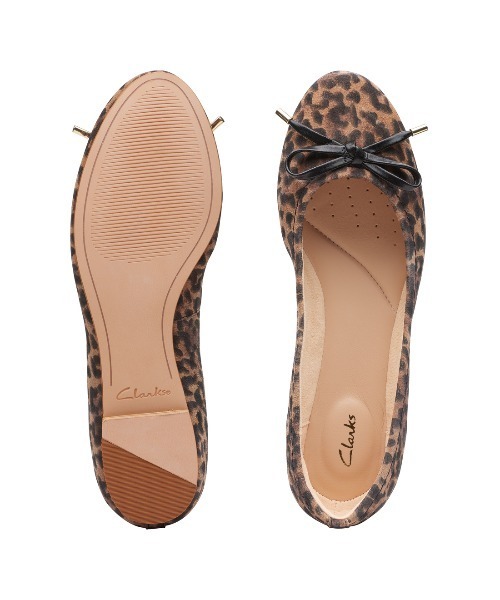 Clarks（クラークス）の「【ネット限定】Grace Lily / グレースリリー （レオパードプリント）（バレエシューズ・レディース・レオパード・UK3/UK4/UK5/UK6）」の7枚目の写真