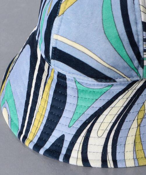 EMILIO PUCCI エミリオプッチ 総柄プリント コットン バケットハット EMILIO PUCCI エミリオプッチ 総柄プリント コットン バケットハット