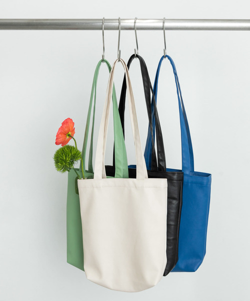 SMELLY（スメリー）の「フェイクレザーミニトート（トートバッグ・レディース・ブラック/ミント/アイボリー/ブルー/グリーン系その他/パープル・-）」の21枚目の写真