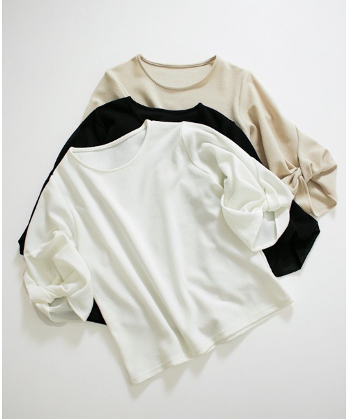 tシャツ 上品を創るつぼみ袖トップス レディース 上品を創るつぼみ袖トップス（Tシャツ/カットソー）｜Ehre style