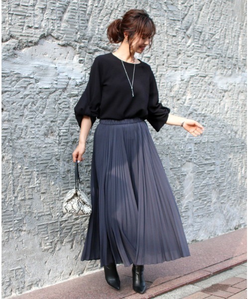 Ehre style(エーレスタイル)の「上品を創るつぼみ袖トップス(Tシャツ/カットソー・レディース・ホワイト/ブラック/ベージュ/ブルー・FREE)」の22枚目の写真