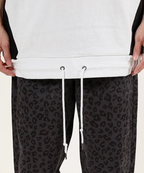 TopIsm（トップイズム）の「【2022】ワイドシルエット 配色切替 ５分袖カットソーー（Tシャツ/カットソー・メンズ・ホワイト/ベージュ/パープル・M/L）」の7枚目の写真