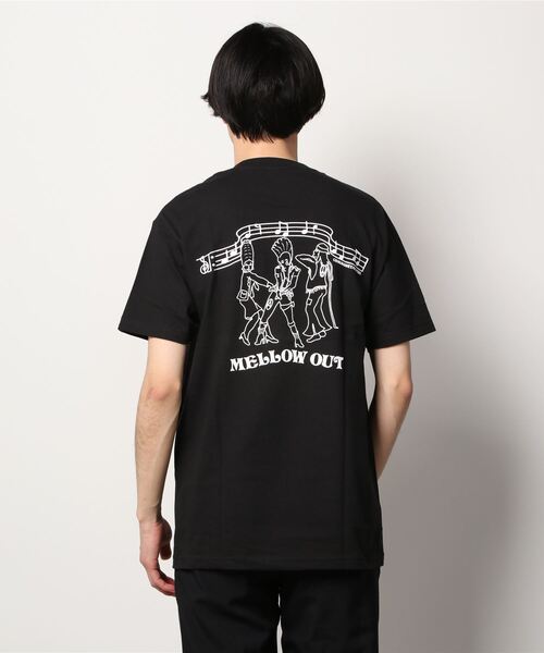 COMMON EDUCATION（コモンエデュケーション）の「S/S TEE "MELLOW OUT" / ショートスリーブ T ”メロウアウト”（Tシャツ/カットソー・メンズ・ホワイト/ブラック・MEDIUM/LARGE/X-LARGE）」の7枚目の写真