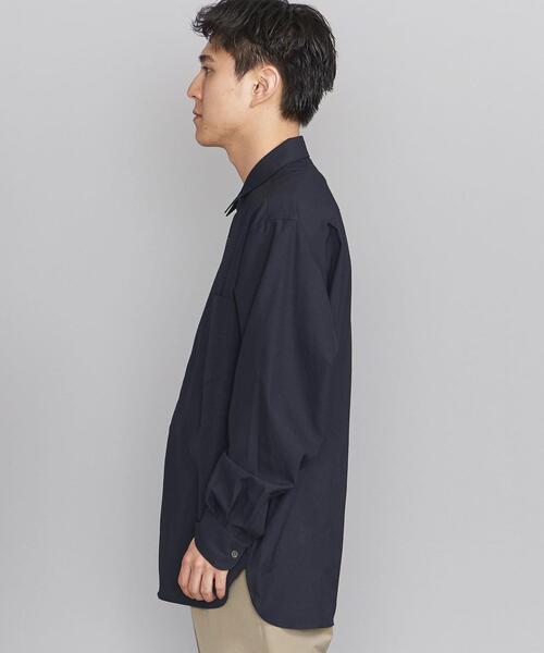 BEAUTY&YOUTH UNITED ARROWS（ビューティーアンドユースユナイテッドアローズ）の「BY バンピー ツイル  テーパード シャツ（シャツ/ブラウス・メンズ・ネイビー/ナチュラル/ダークグリーン・S/M/L/XL）」の5枚目の写真