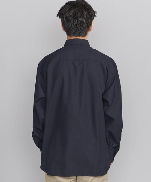 BEAUTY&YOUTH UNITED ARROWS（ビューティーアンドユースユナイテッドアローズ）の「BY バンピー ツイル  テーパード シャツ（シャツ/ブラウス・メンズ・ネイビー/ナチュラル/ダークグリーン・S/M/L/XL）」の6枚目の写真