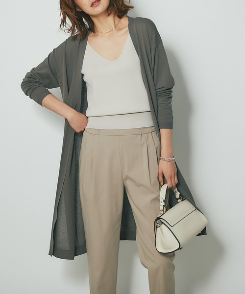 RIVE DROITE（リヴドロワ）の「ICECOTTONトッパーカーディガン（カーディガン/ボレロ・レディース・グレー系その他/ブルー/オフホワイト・FREE）」の2枚目の写真