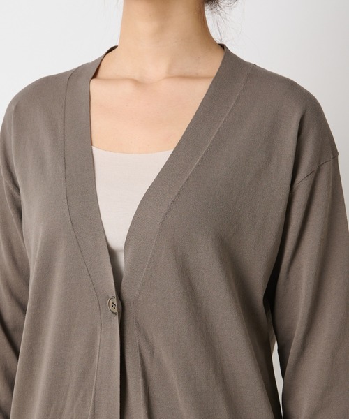 RIVE DROITE（リヴドロワ）の「ICECOTTONトッパーカーディガン（カーディガン/ボレロ・レディース・グレー系その他/ブルー/オフホワイト・FREE）」の21枚目の写真