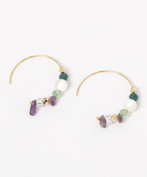 カラービーズフープピアス/275423